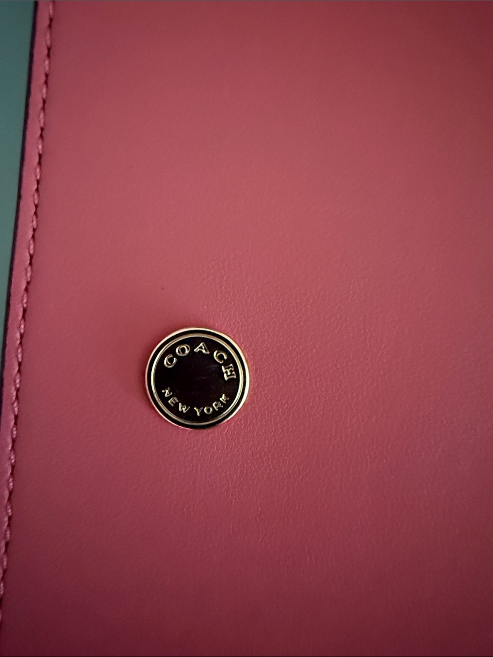 Coach Blush Pink  Tablet Folio Case with Snap Closure NWOT - Picture 5 of 6
